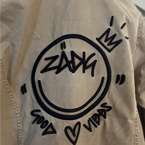 NWT $398 Zadig & Voltaire Kid Cotton Good Vibes Jacket Large - Picture 3 of 16